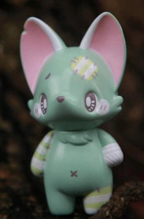 Fenni 1st Anniversary 8cm Vinyl Figure GREEN Rinfenni🦊by 1983 Toys x Poriin NEW