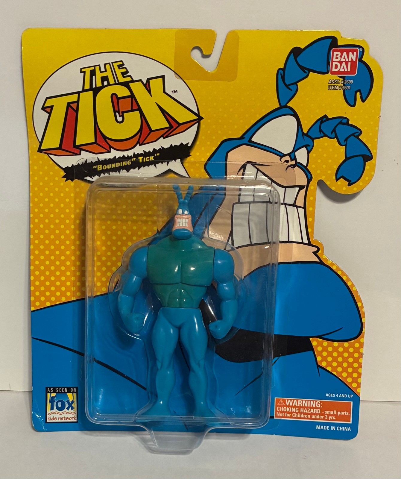 The TICK [NEW] « Bounding Tick » Bandai 6&Prime; Action Figure 1994