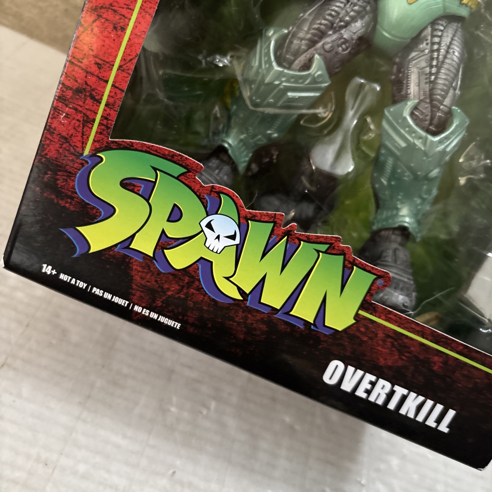 SPAWN MEGAFIG OVERTKILL Toy Figure TMP TOYS MCFARLANE&rsquo;S TOYS NEW IN BOX