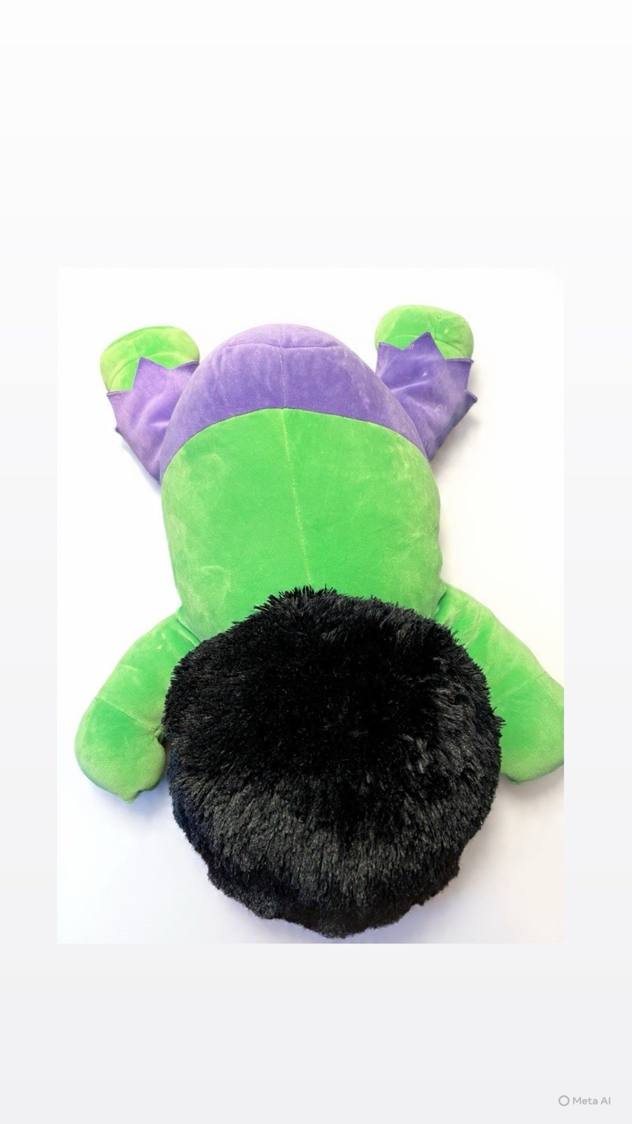 Marvel Hulk Cuddleez Plush – Large, 22–24 inches, Very Good Condition