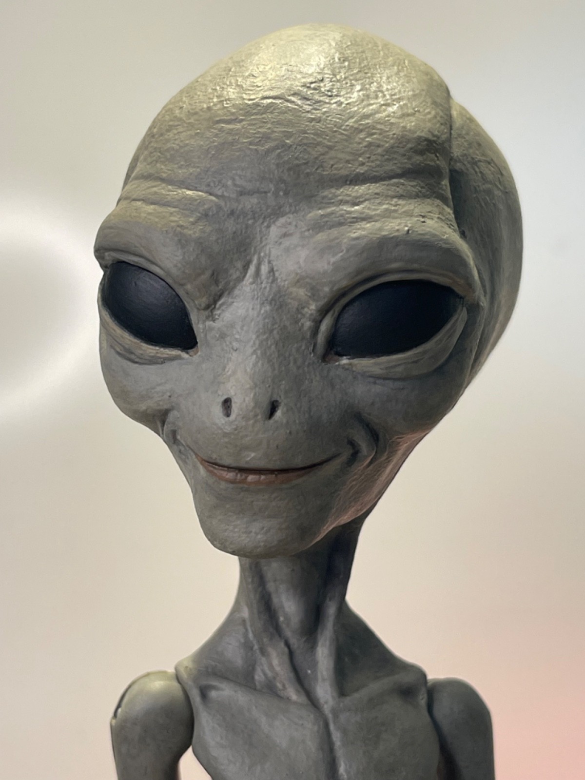 1:6 Scale Custom Grey Vacation Alien Figure 10&Prime; inch Area 51 UFO Art Statue OOAK