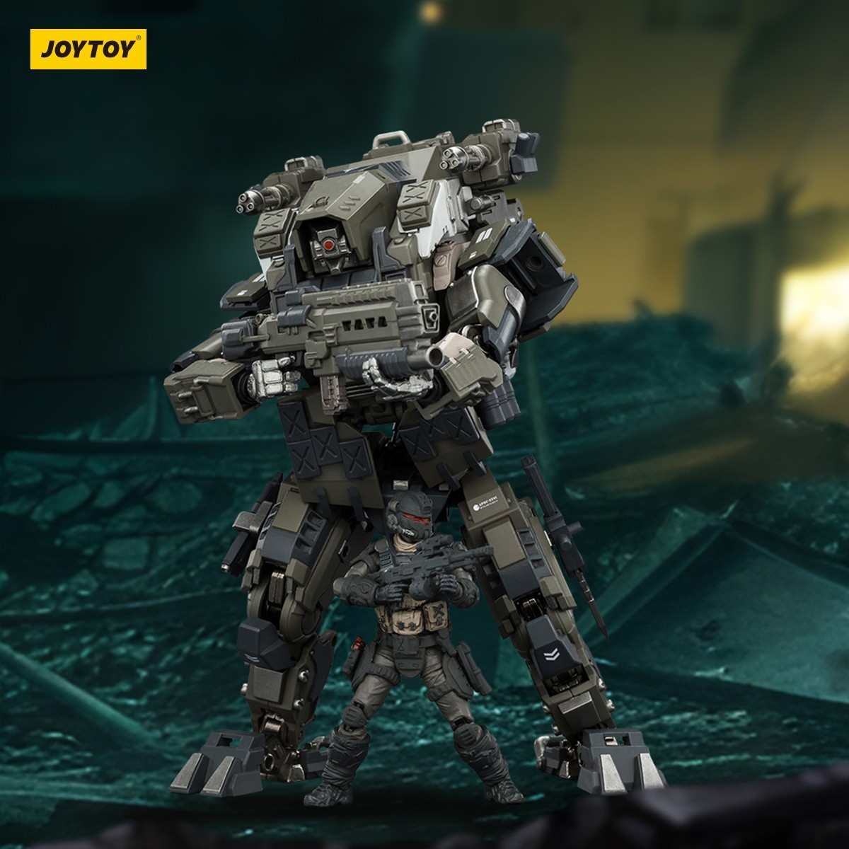 JOYTOY Dark Source 1/25 APOC Series Razor Stealth/Night Ops Mech & Echo 2PCS