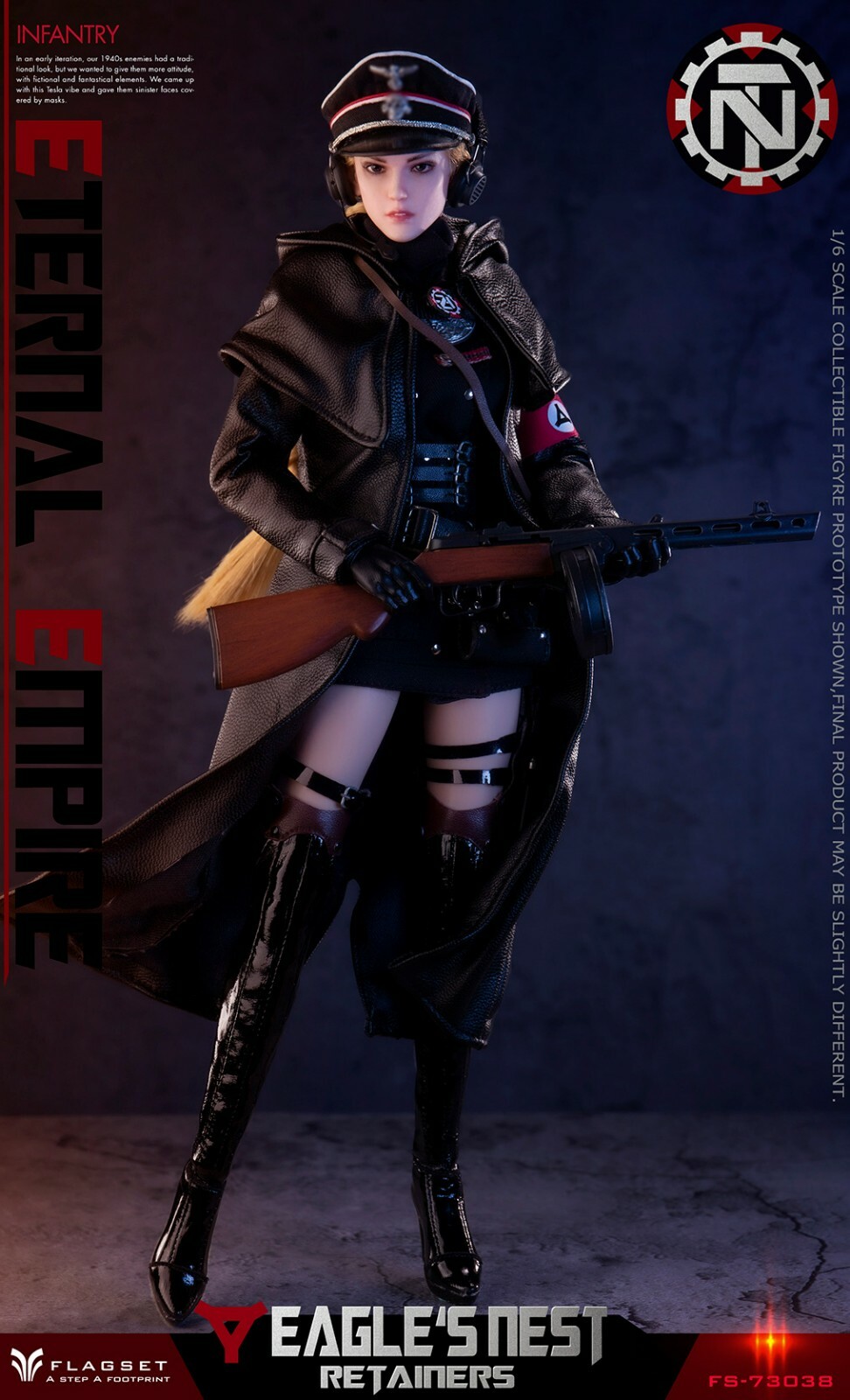 FLAGSET FS-73038 Eternal Empire eagle nest guards – Martina 1/6 Action Figure