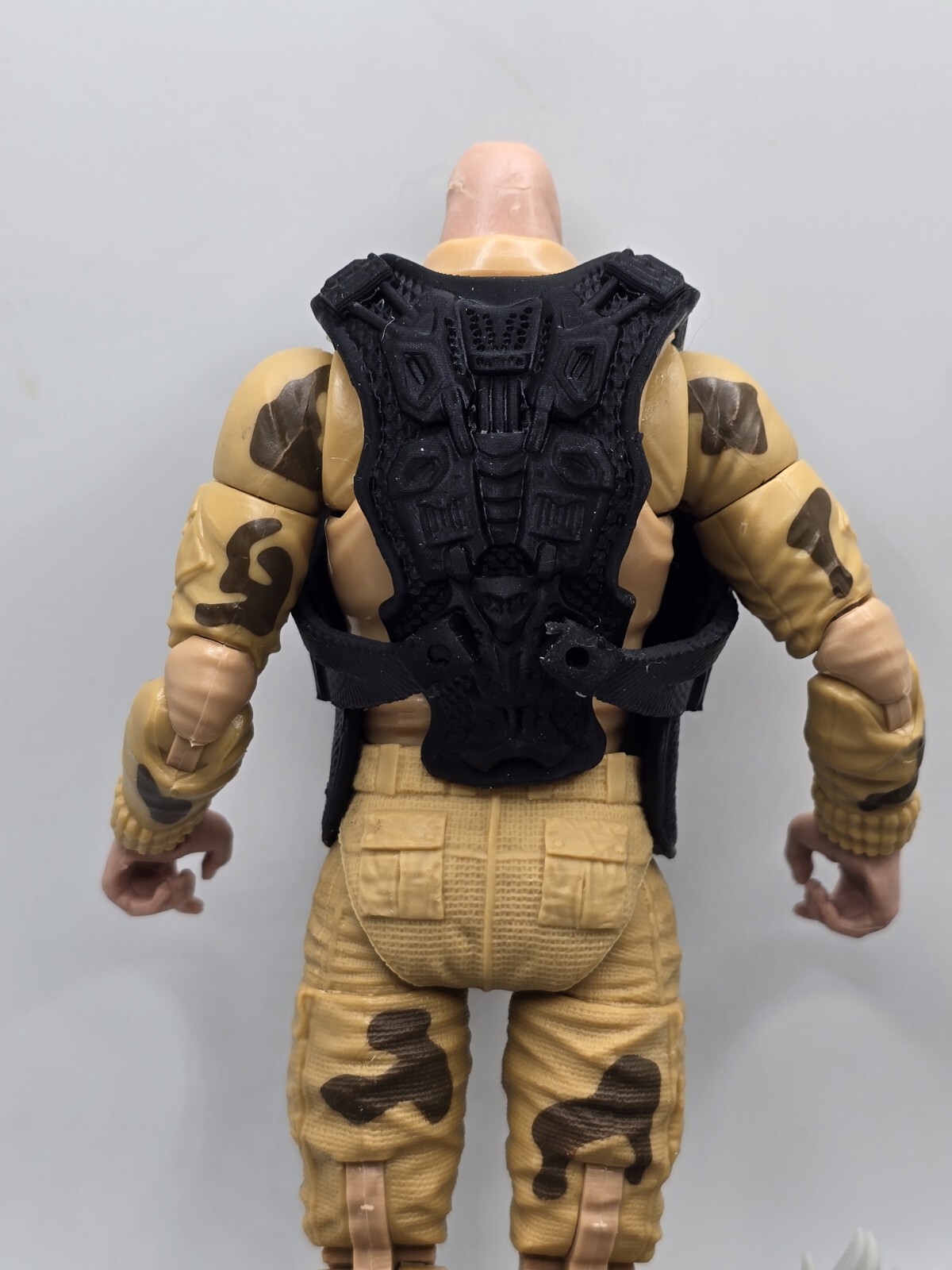 3d Printed SCI FI ARMORED FLEXIBLE VEST 1:12 6&Prime; GI Joe Classified/Marvel Legend
