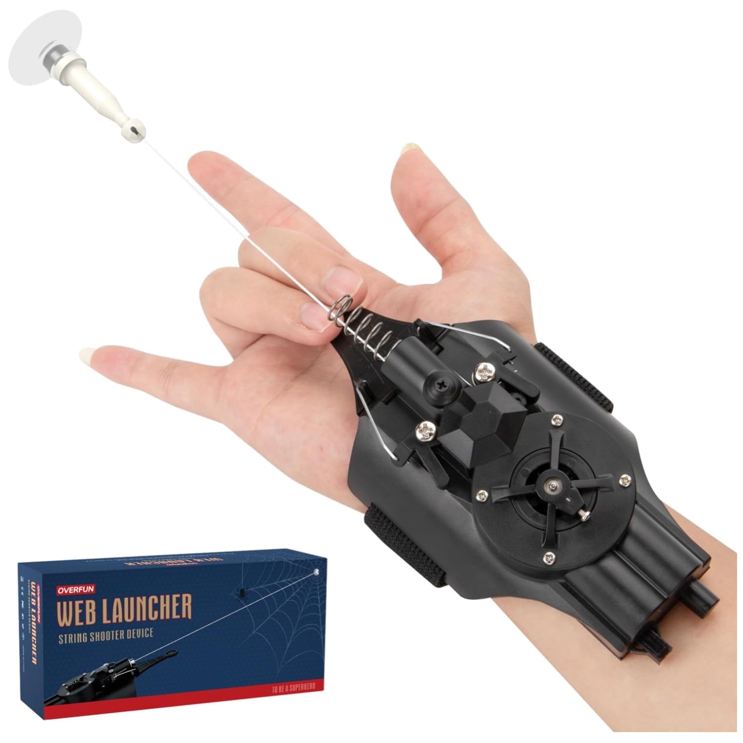 Electric Reel-in Spider Launcher – Kids Toy