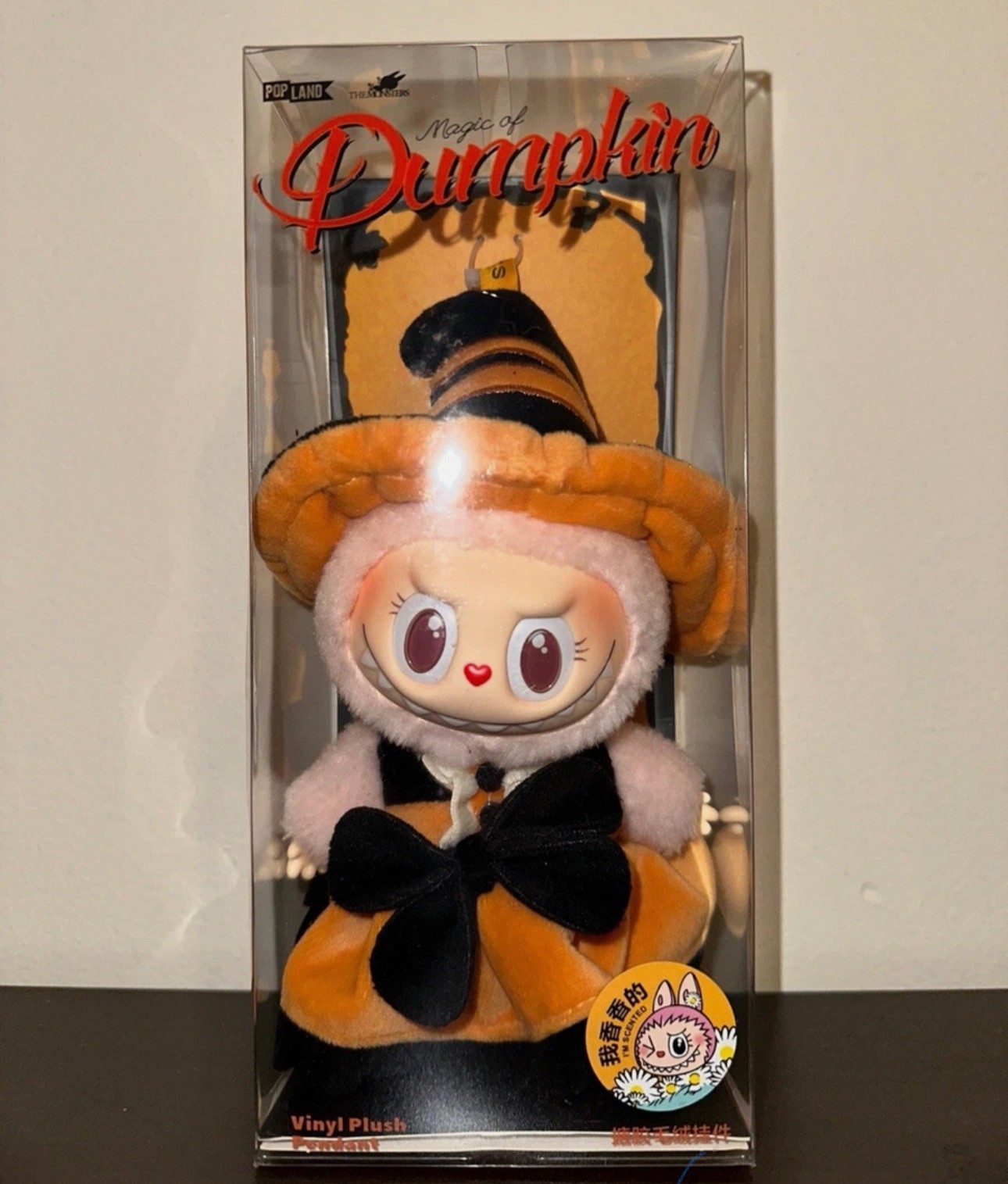 Authentic Mokoko Halloween Pumpkin Vinyl Plush