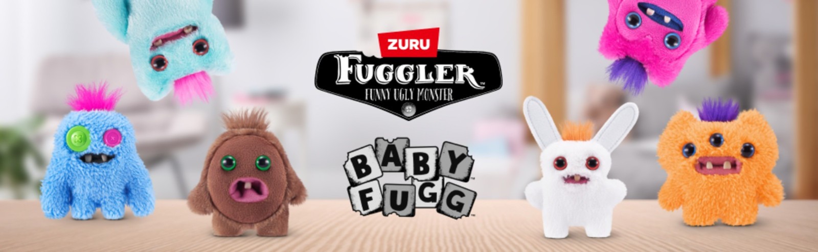 Zuru Fuggler Baby Fuggs Series 4 3.5&Prime; Soft Plush Ugly Monster Stuffed Animal Toy