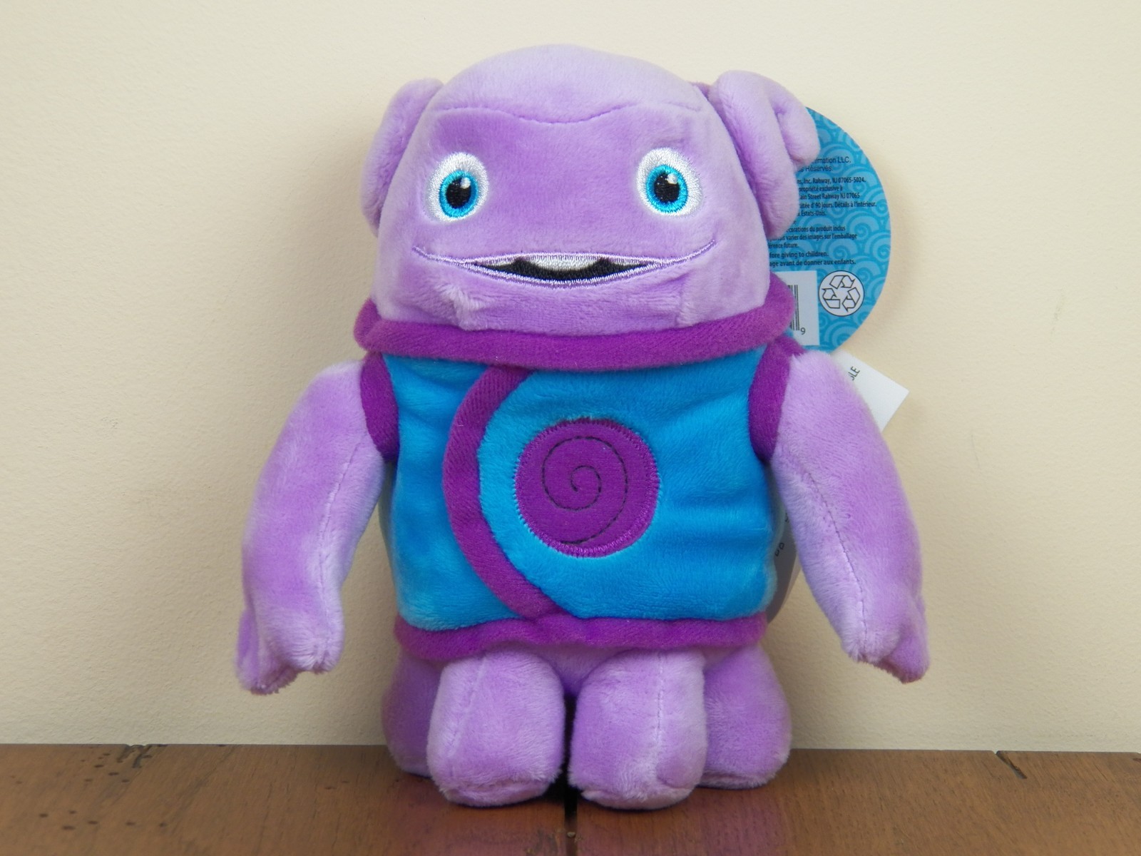 Home Oh 6.25&Prime; Plush Stuffed Animal Doll Alien Figure Toy Purple **NEW W/ TAGS**