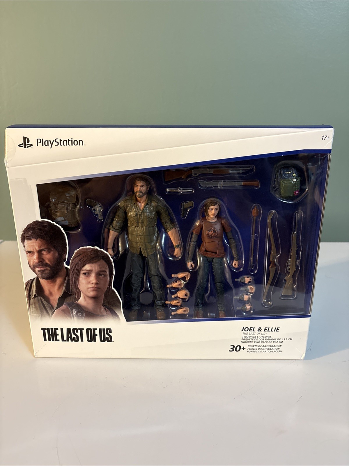 The Last of Us Shapes Collection Joel & Ellie 6in Figure 2 Pack Spinmaster