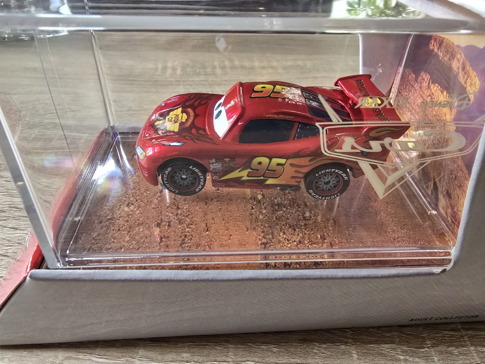 New RS Team Lightning McQueen Special Edition Target Exclusive In Display Case