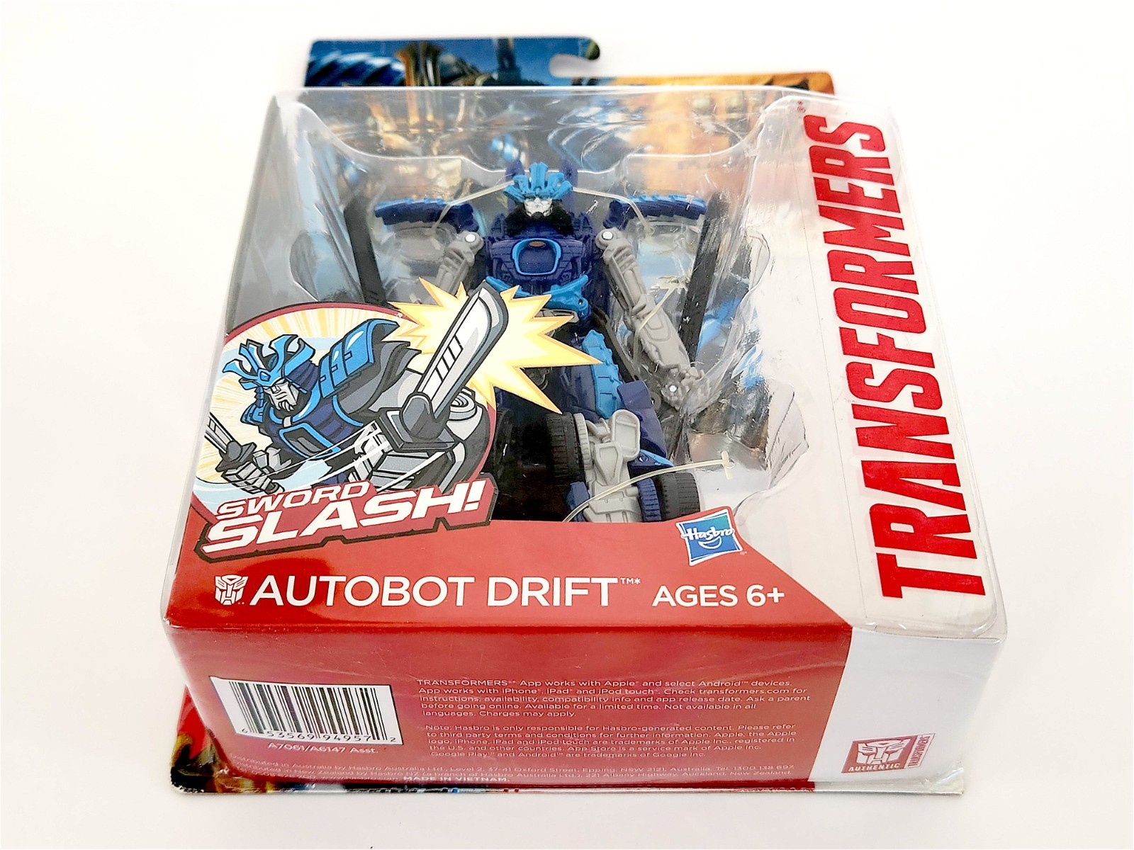 Transformers Autobot Drift NIB 2013 Hasbro 5&Prime; Figure Age Extinction Sword Slash