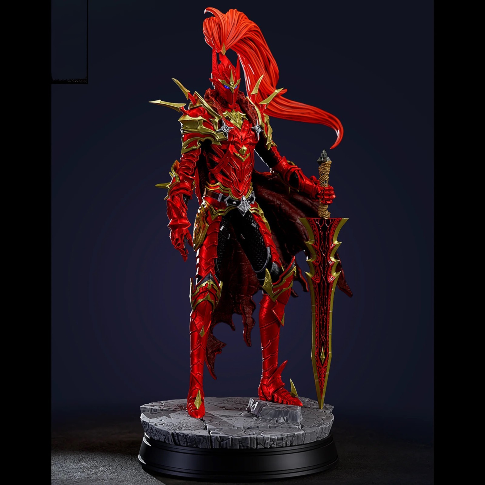 Igris – Solo Leveling – 25 cm Figure/Statue,3D Printed,Painted,handmade