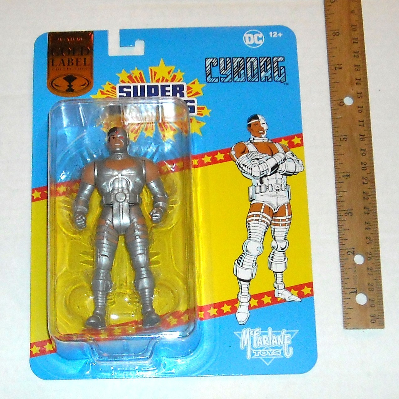 McFarlane DC Super Powers CYBORG Gold Label 2025 Teen Titans Vic Stone HTF RARE