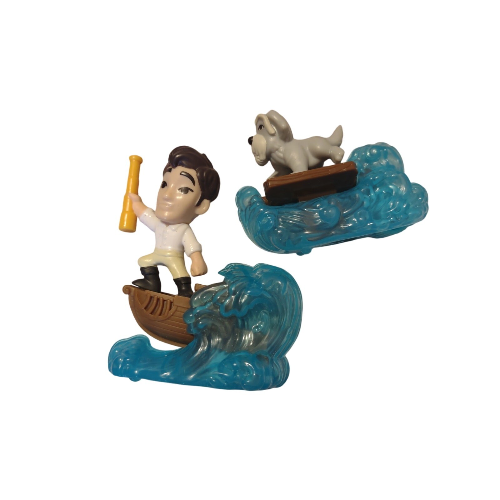 The Little Mermaid 2023 Happy Meal Toys Prince Eric and Max