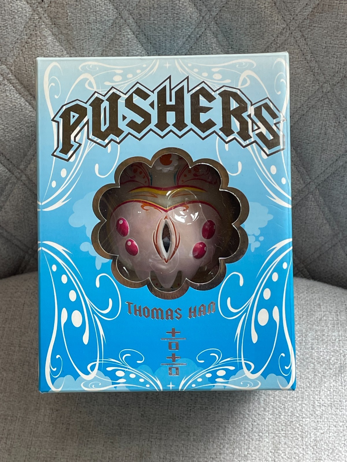 RARE THOMAS HAN MUNKY KING PUSHERS MONSTER GLOW GITD 6&Prime; VINYKL ART FIGURE NEW