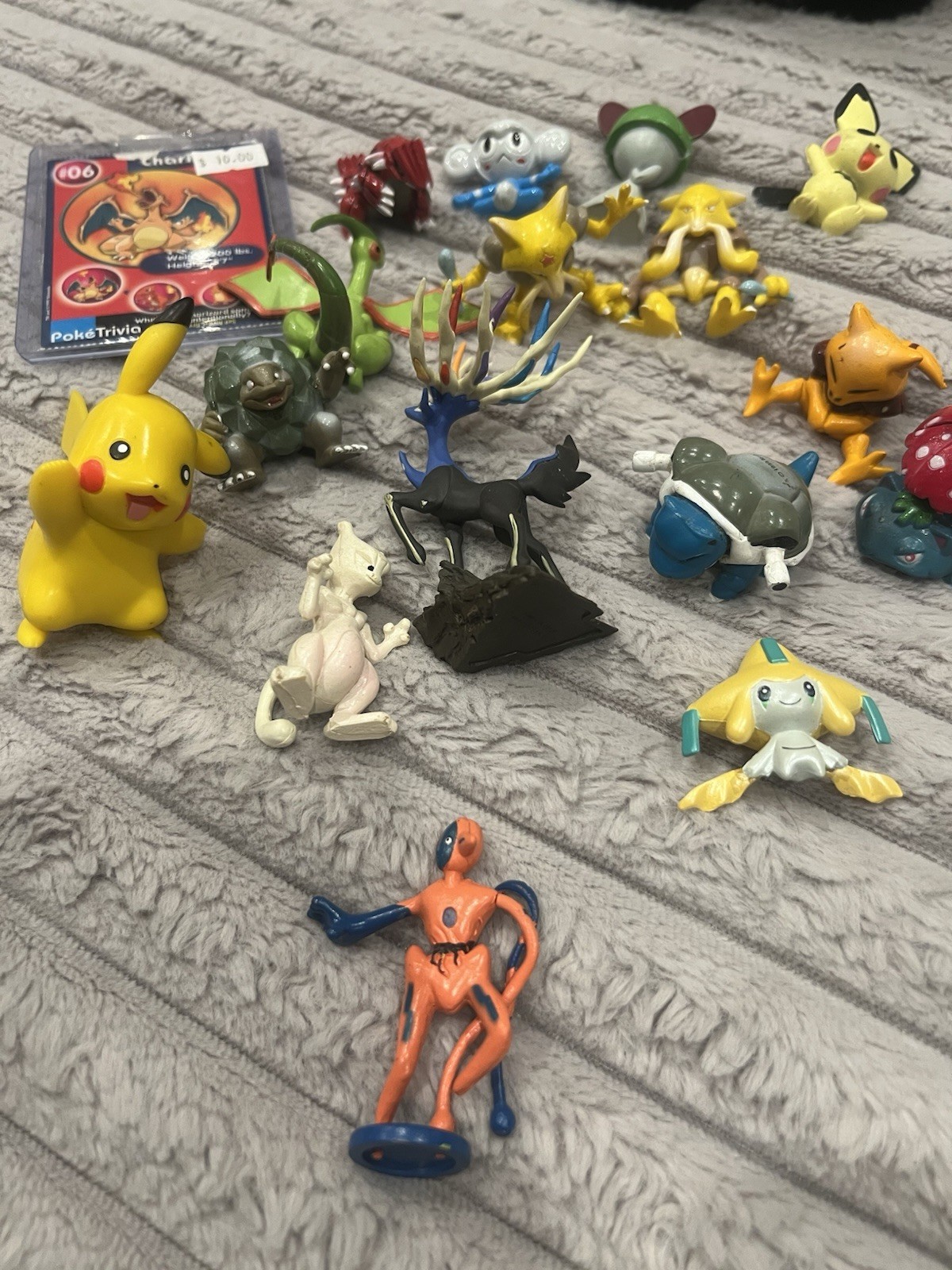 Vintage Tomy BK Pokemon Lot PVC Figures And Card