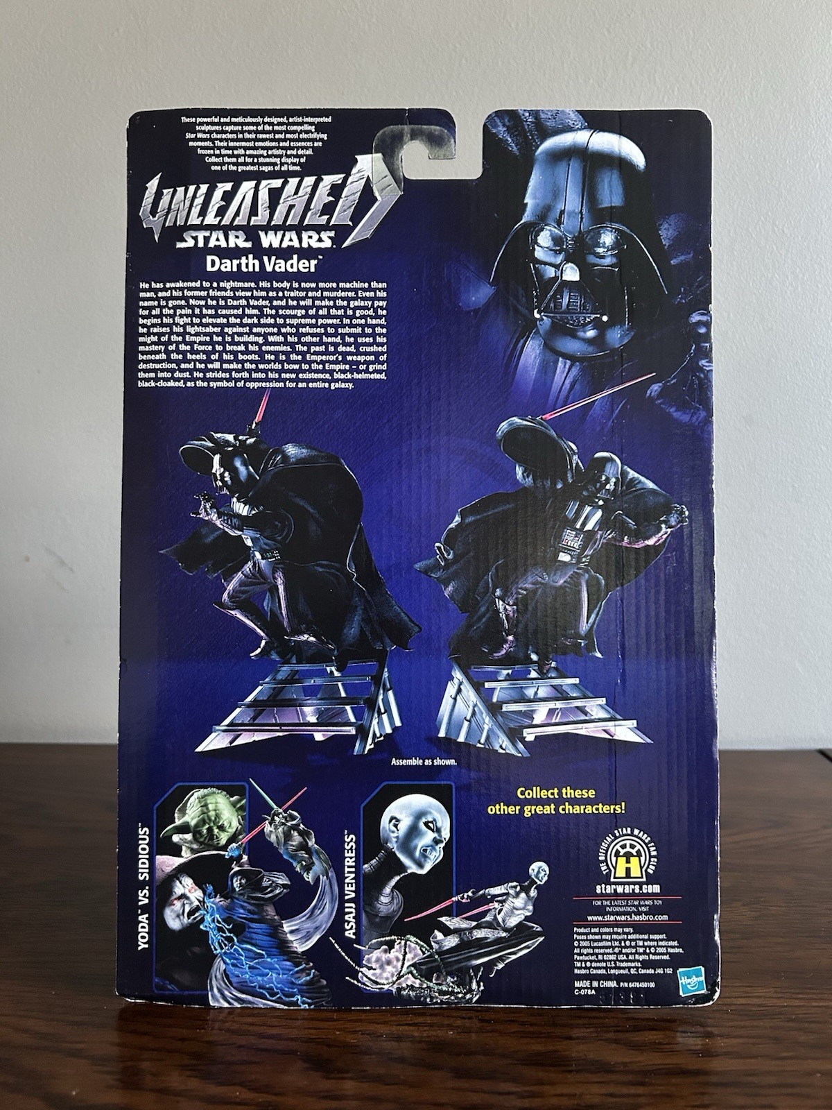 Hasbro Star Wars Unleashed Darth Vader Action Figure 2005