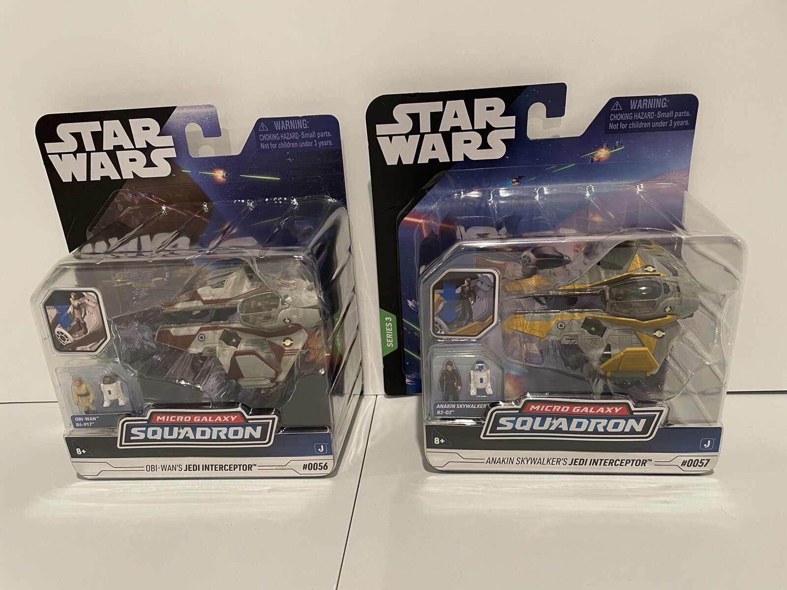 ANAKIN&rsquo;S & Obi Wans JEDI INTERCEPTOR Star Wars Micro Galaxy Squadron Series 3