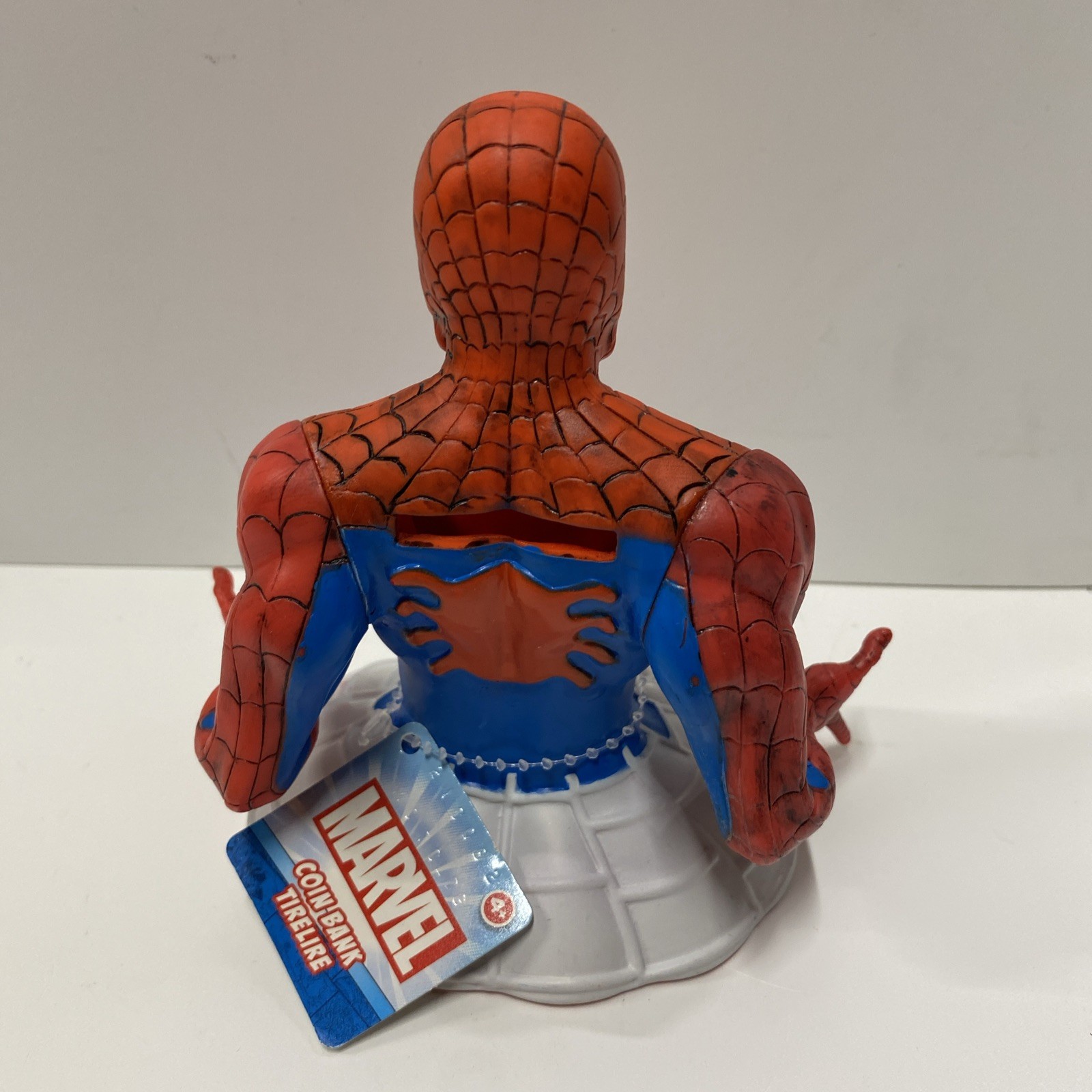 MARVEL AMAZING SPIDER-MAN 2012 Upper Bust COIN BANK 5&Prime; Tall Blip Toys New W/ Tag