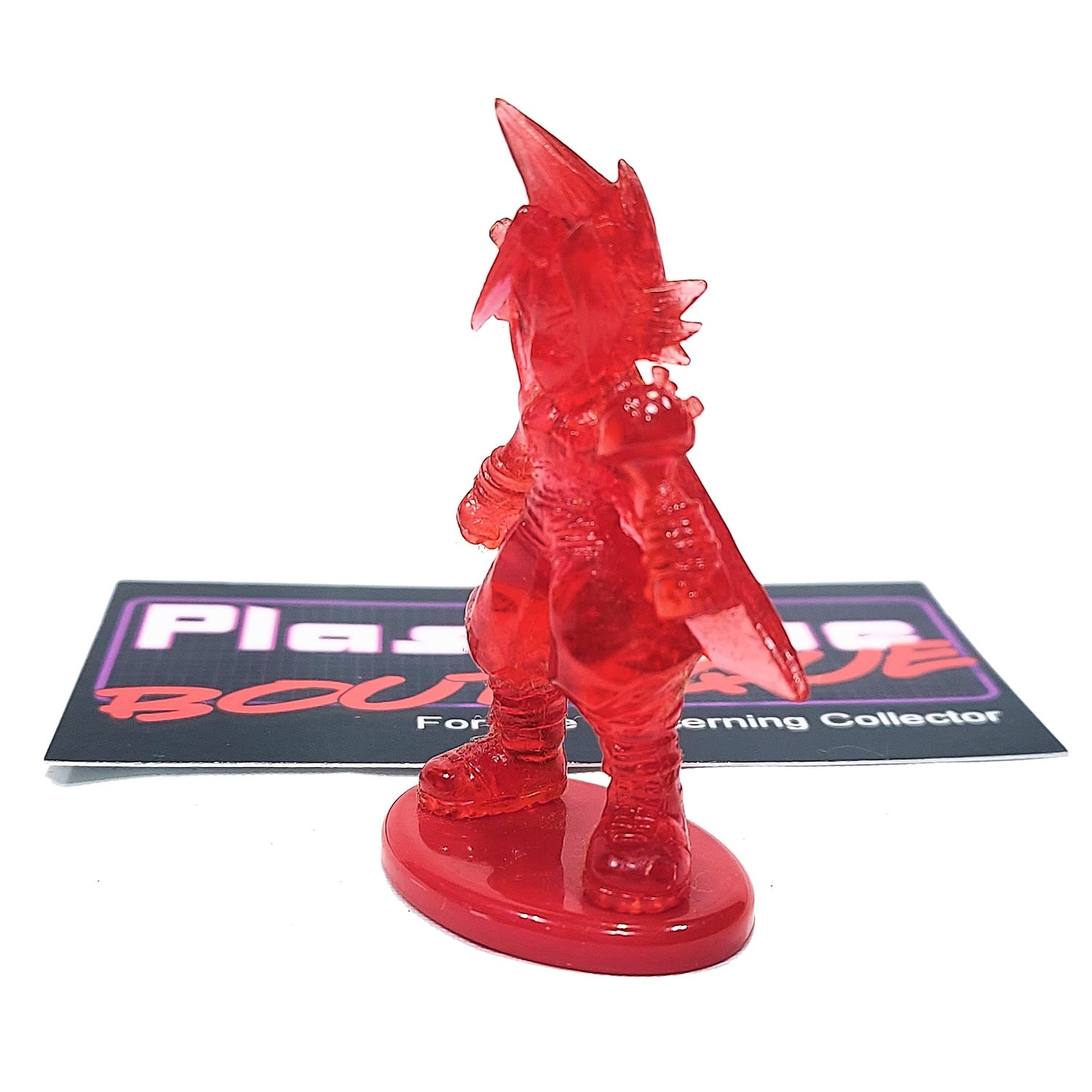 Final Fantasy VII Cloud Strife Coca-Cola Mini Figure RED CRYSTAL SQUARE FF7