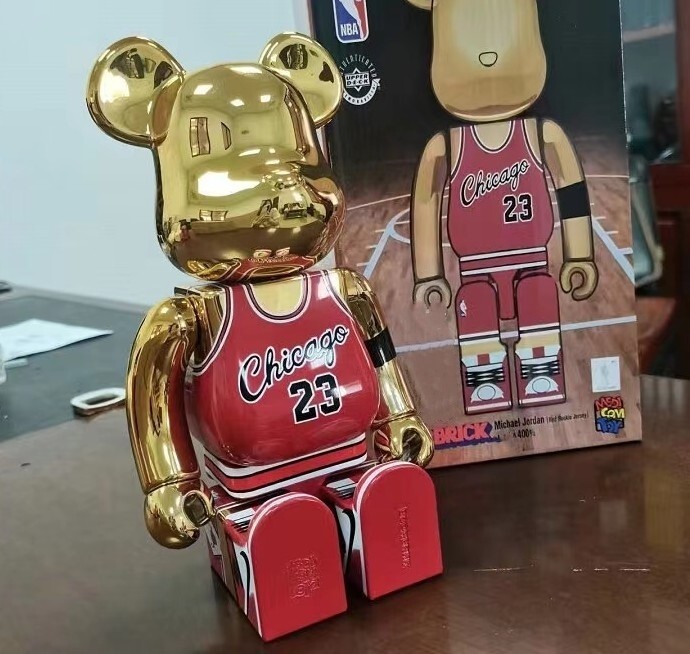 400% Bearbrick Michael Jordan Chicago No.23 Jersey Action Figure Deco Art Toy