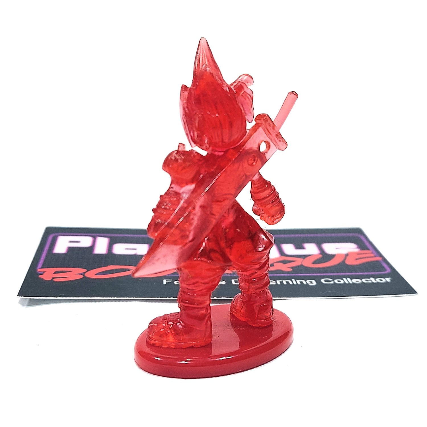 Final Fantasy VII Cloud Strife Coca-Cola Mini Figure RED CRYSTAL SQUARE FF7