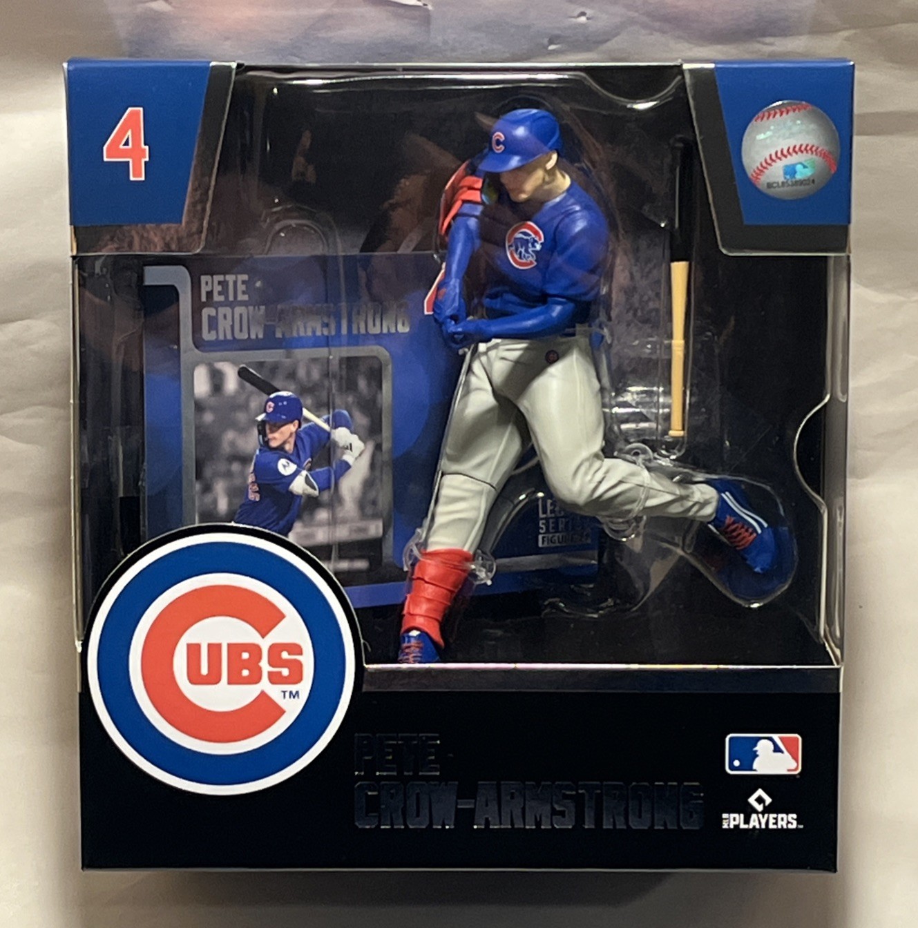 McFarlane MLB SportsPicks Pete Crow-Armstrong Chicago Cubs 7&Prime; Action Figure