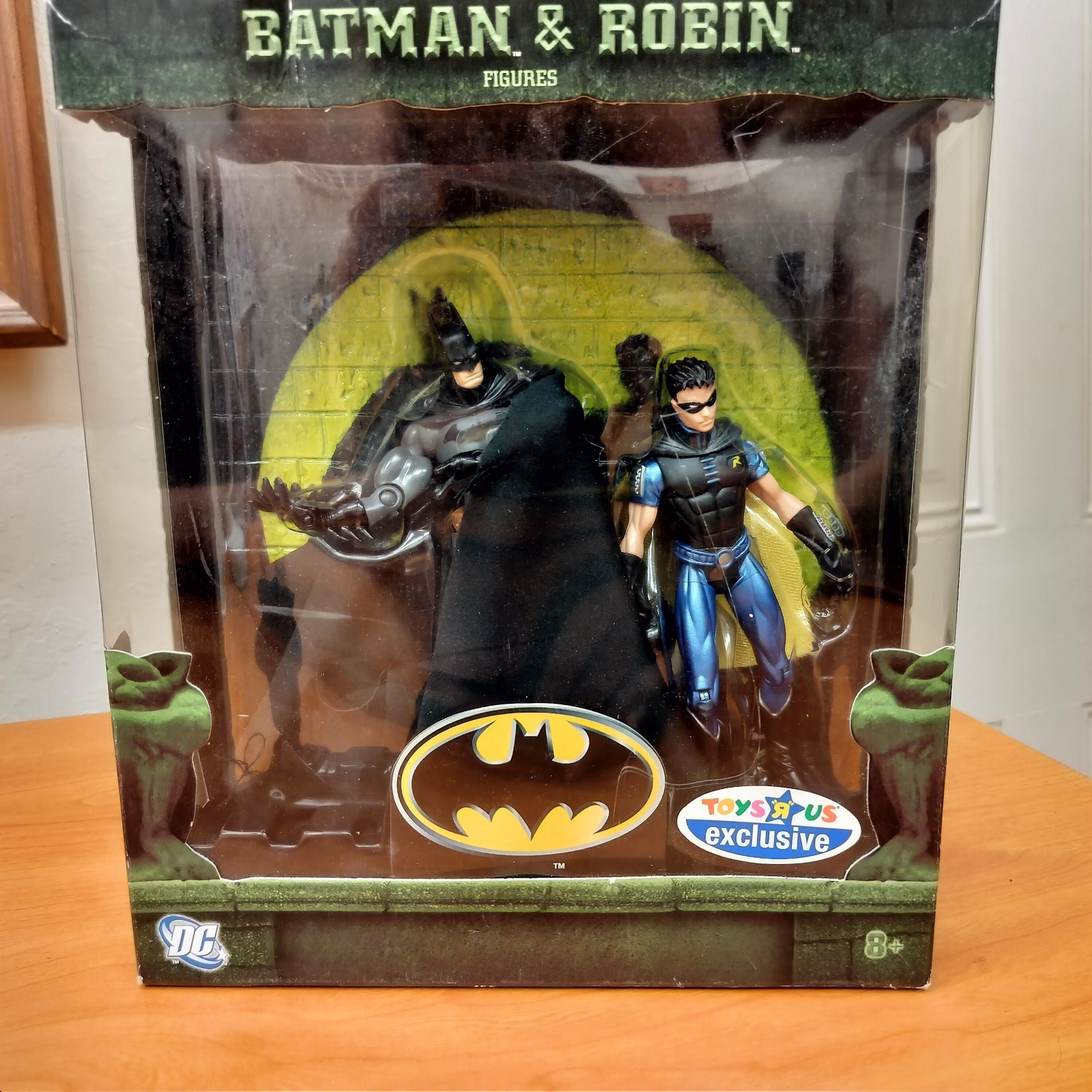 Batman & Robin Figures Toys R Us Exclusive DC Comics 2007 Mattel