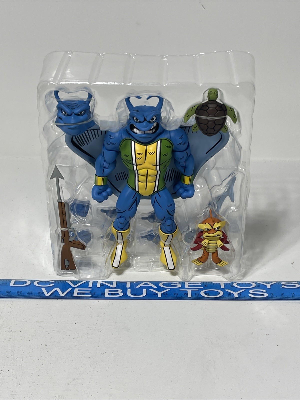 NECA 7&Prime; SCALE TMNT MIRAGE MAN RAY ACTION FIGURE LOOSE NINJA NO BOX