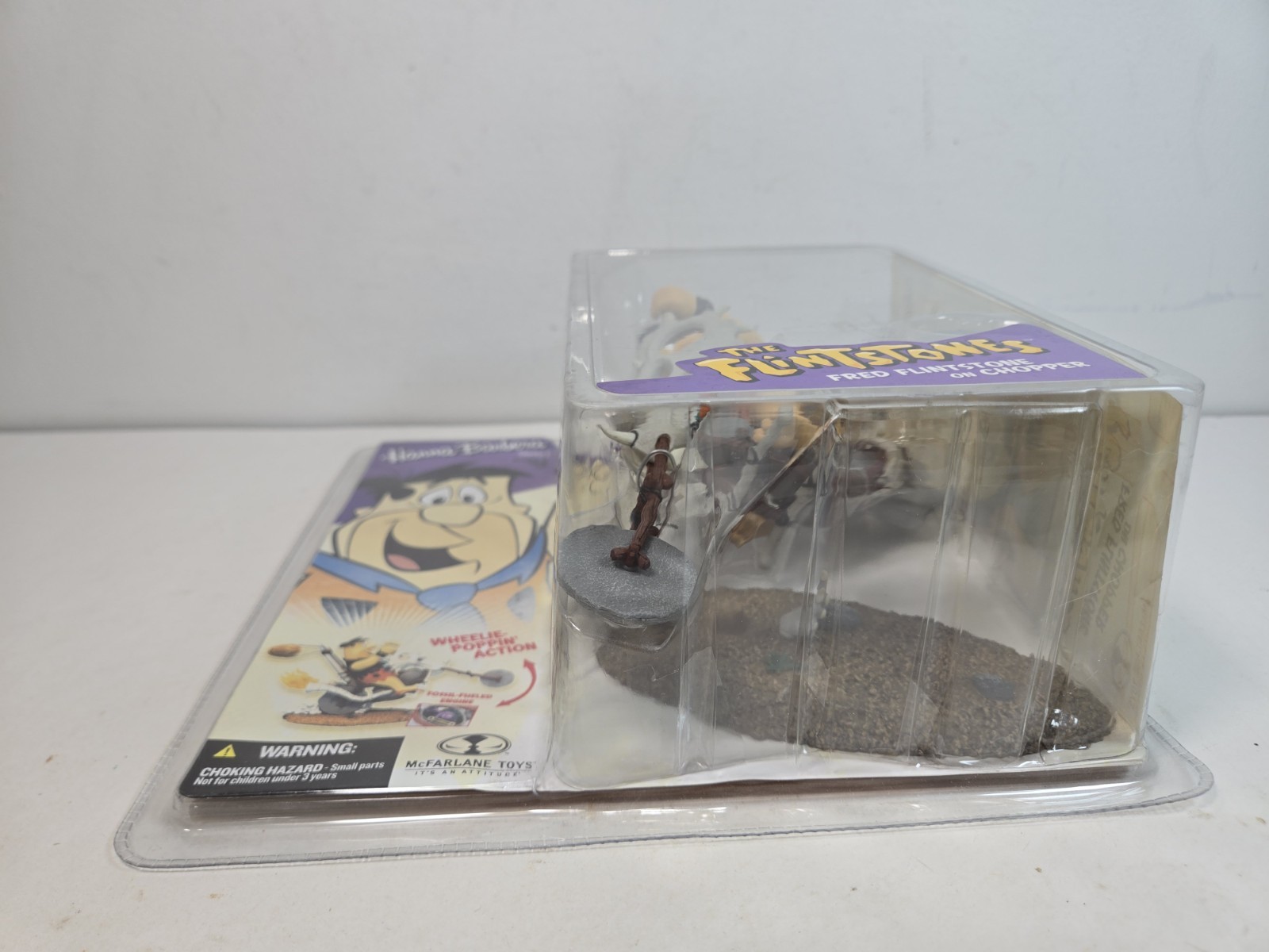 Fred Flintstone On Chopper Action Figure BNIB McFarlane / Hanna Barbera