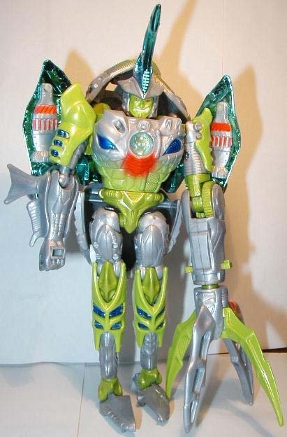 Transformers Beast Wars Transmetals 2 Cybershark 1998 Mega Figure