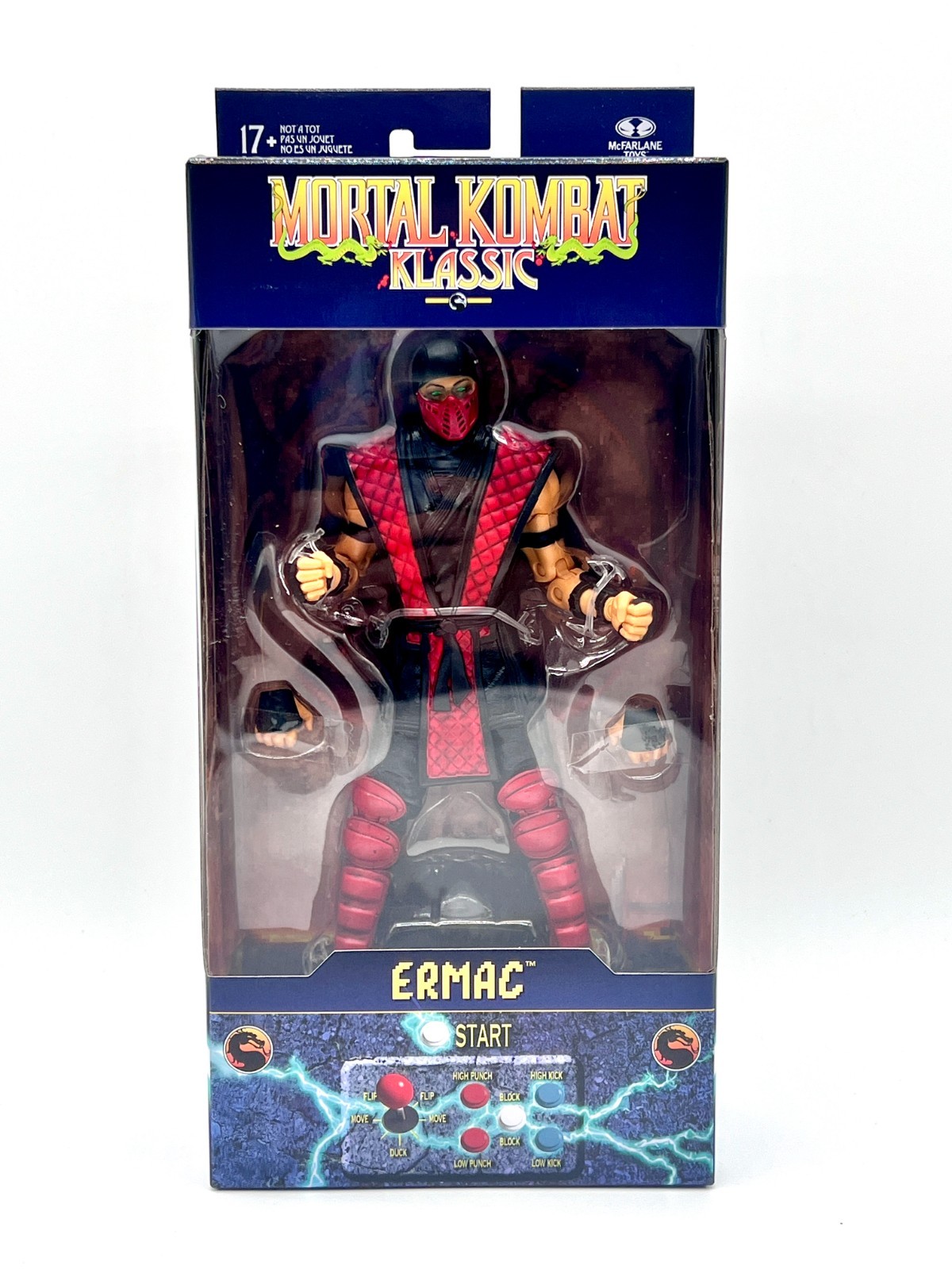 McFarlane Mortal Kombat Klassic Ermac Gamestop Exclusive Ninja Action Figure