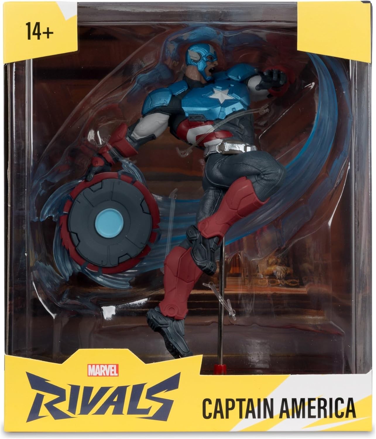 Marvel Rivals Collection 1/10 Actionfigur Captain America 20 cm