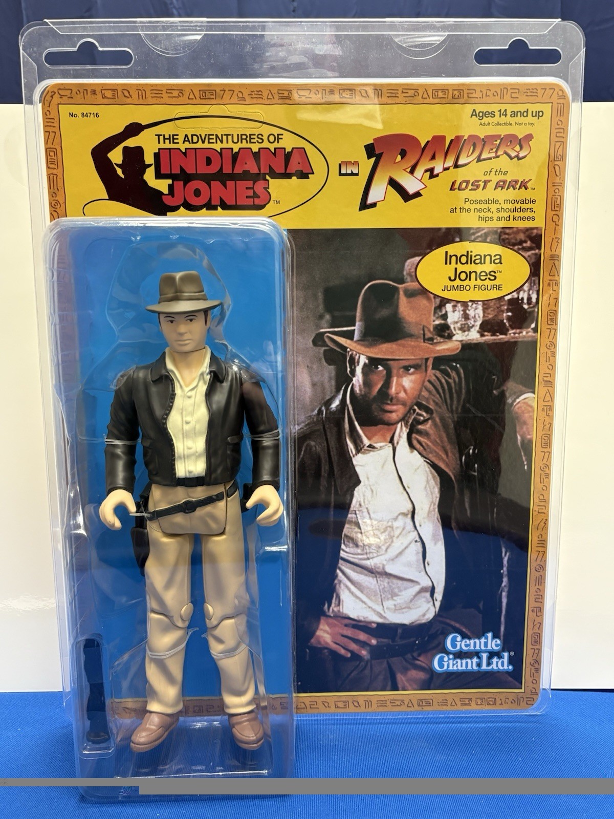 Gentle Giant 12&Prime; Figure Indiana Jones Raiders of the Ark Damaged Bubble