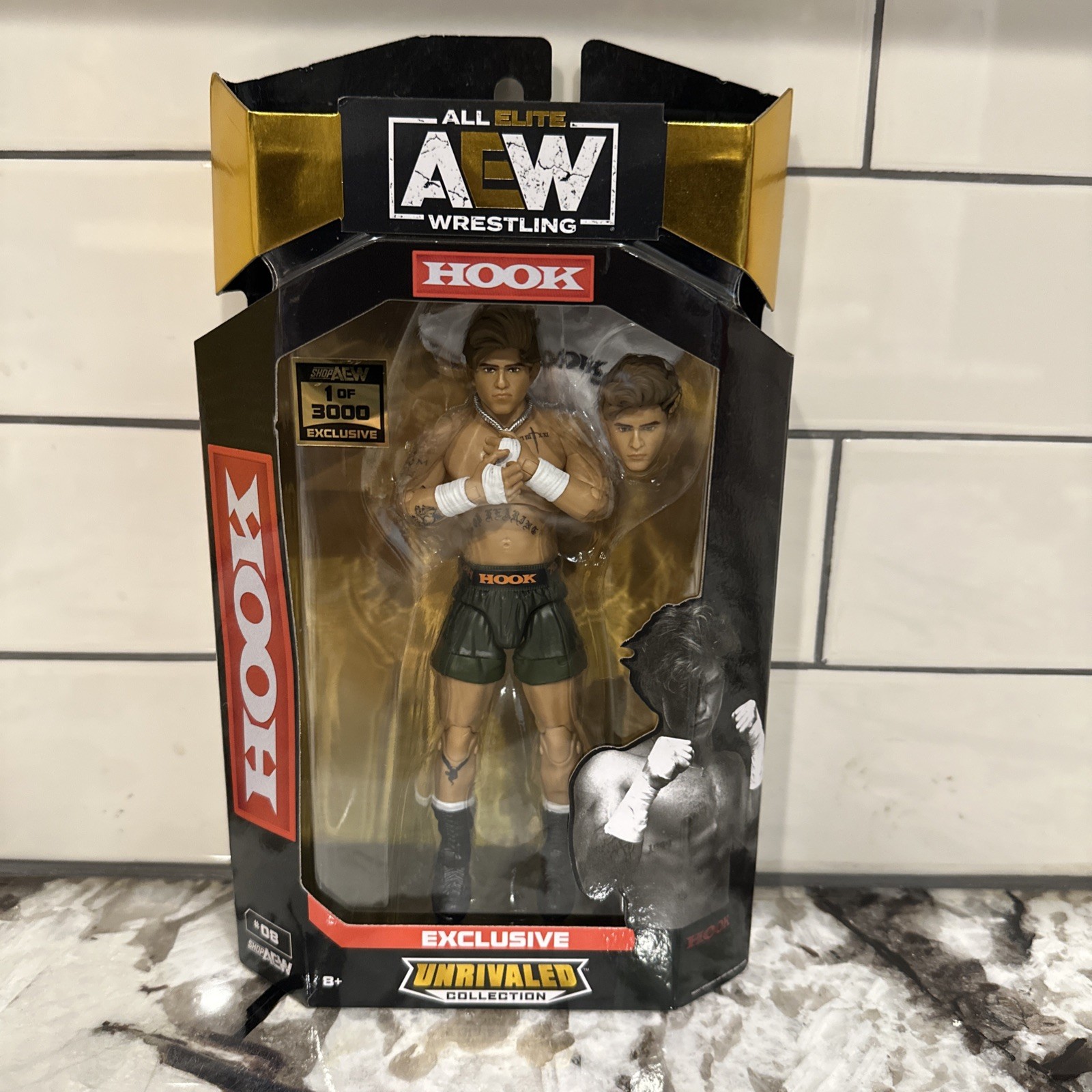 All Elite Wrestling Hook 1 of 3000 Wrestling figure Jazwares AEW Shop exclusive
