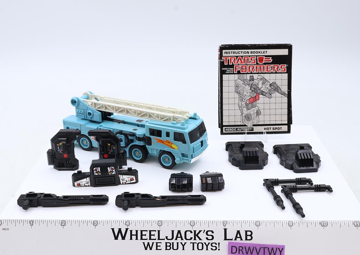 Hot Spot Defensor 100% Complete 1986 Vintage G1 Transformers Action Figure