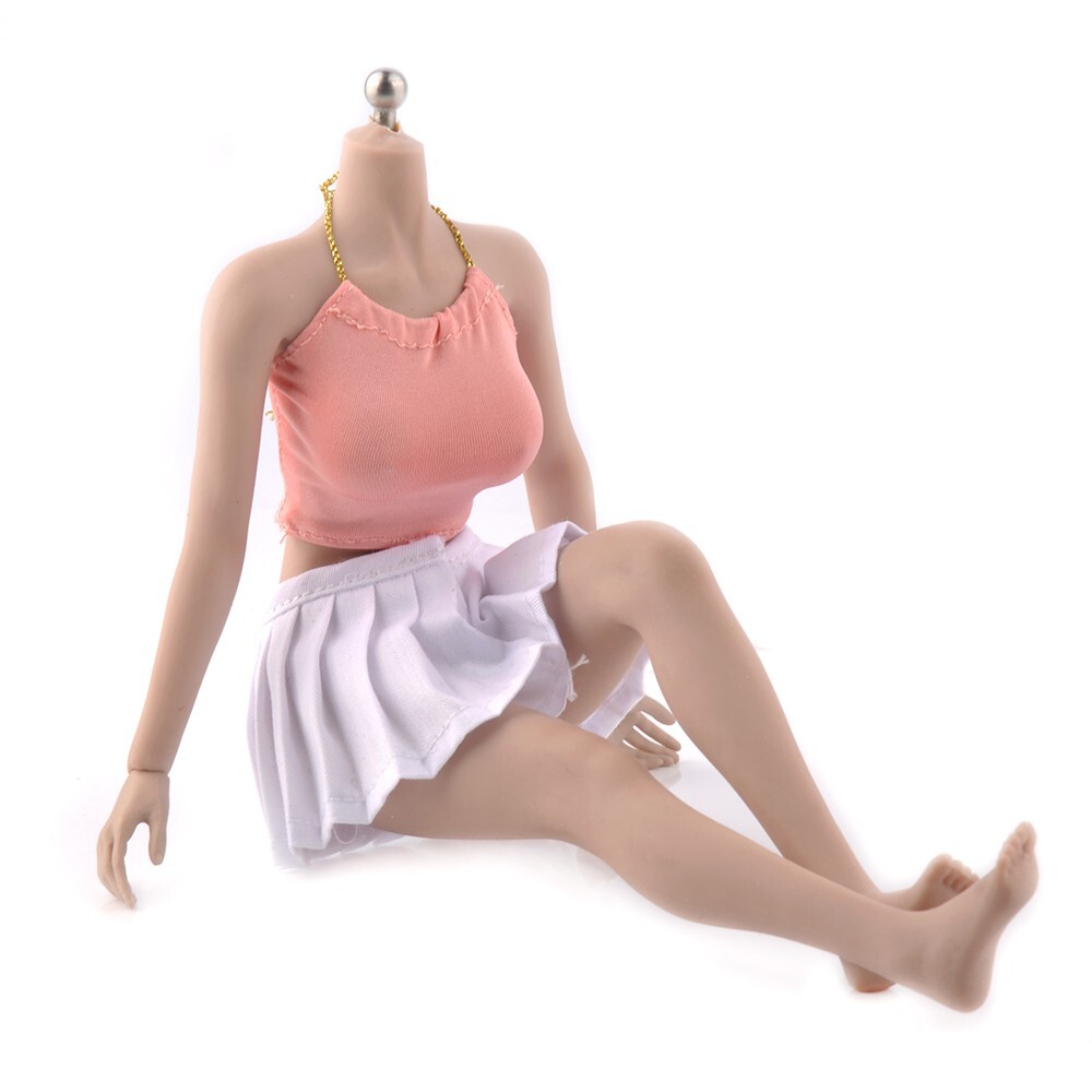 TBleague S06B 1/6 Woman Big Bust Suntan Flexible Seamless Action Figure Body Toy