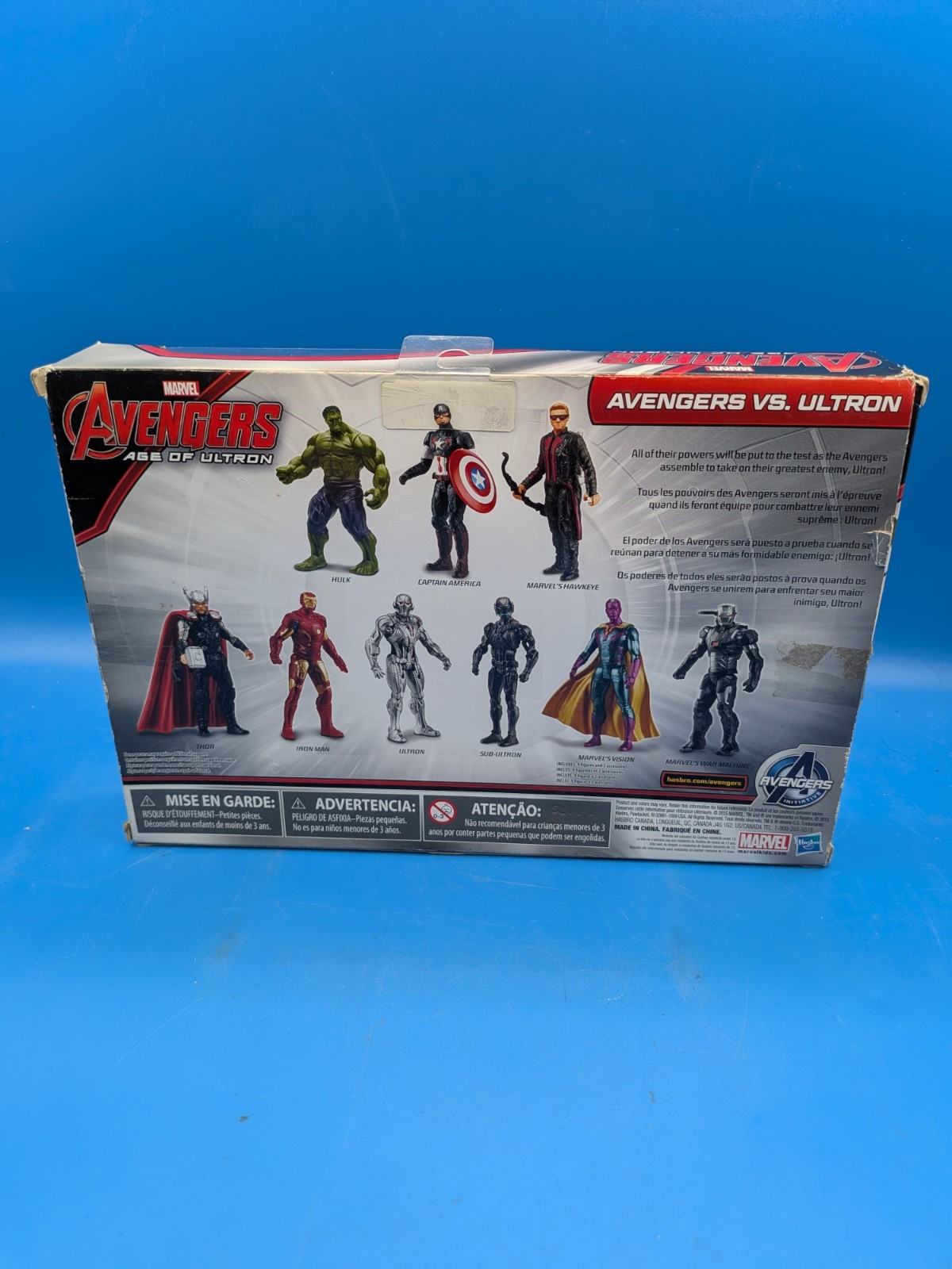 2015 Marvel MiniVerse 3&Prime; Avengers Vs Age Of Ultron Target Set of 9 Figures NIB