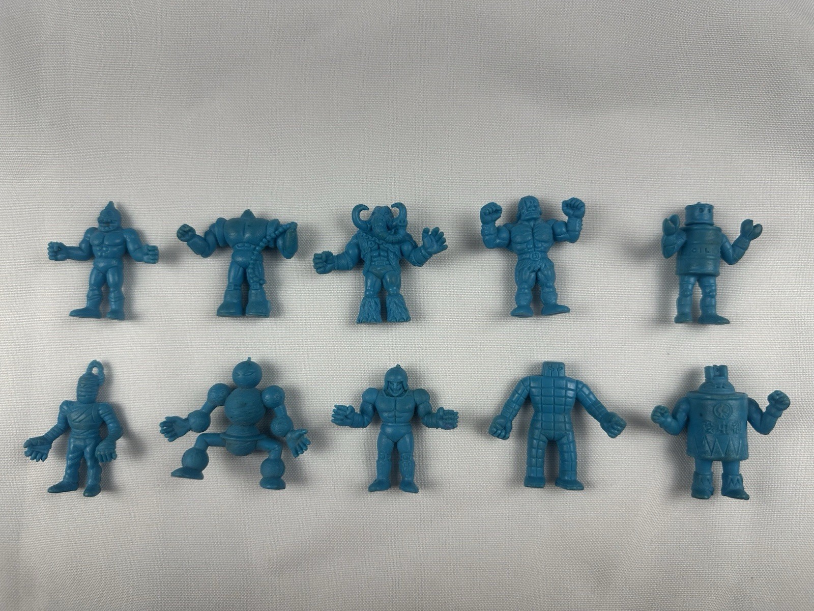 M.U.S.C.L.E. Muscle Men LOT (10) Light Blue Knights Warriors 1985 Kinnikuman