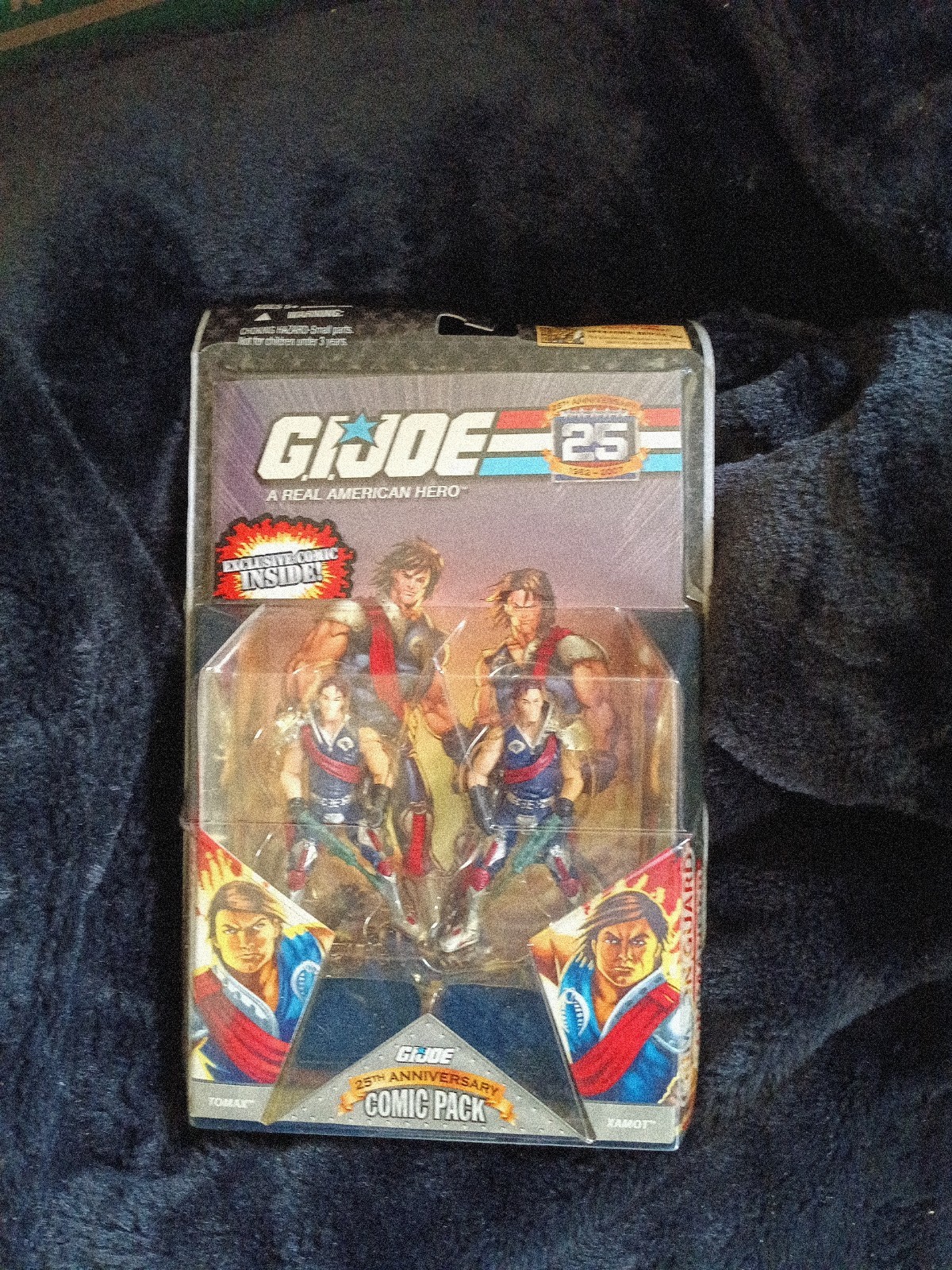 Hasbro – G.I. Joe 25th Anniversary Comic 2-Packs Tomax & Xamot Action Figures –