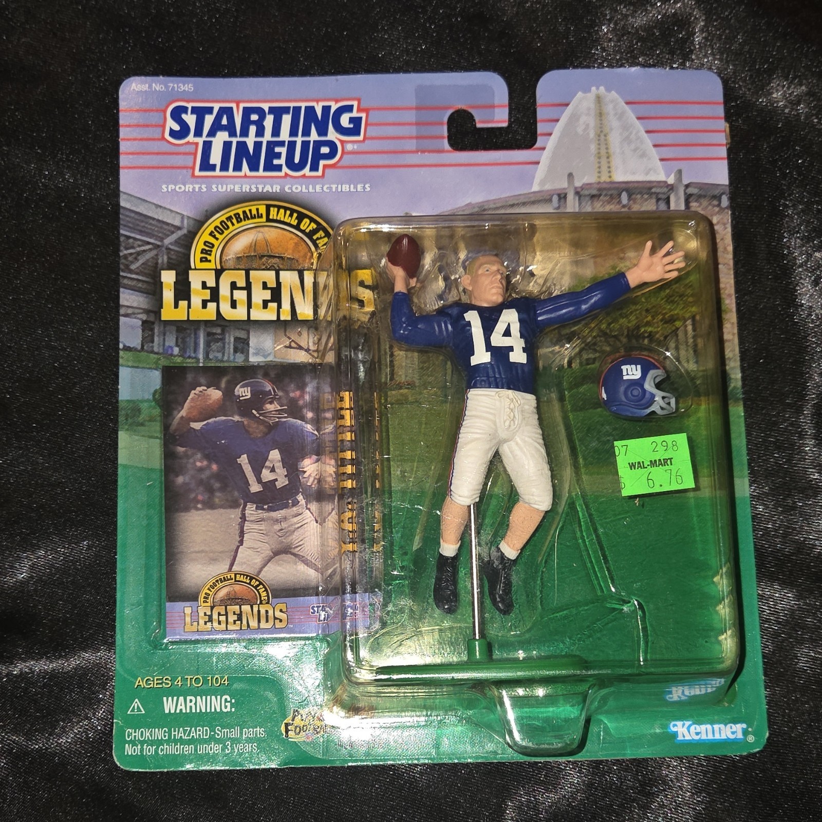 Y.A. Tittle ( #14 ), New York Giants | Starting Lineup Hall Of Fame (Kenner)