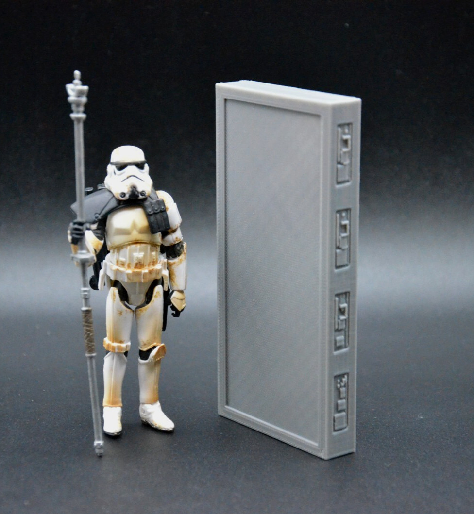 CARBONITE BLANK 1:18 SCALE 3 3/4&Prime; inch figure DIORAMA STAR WARS