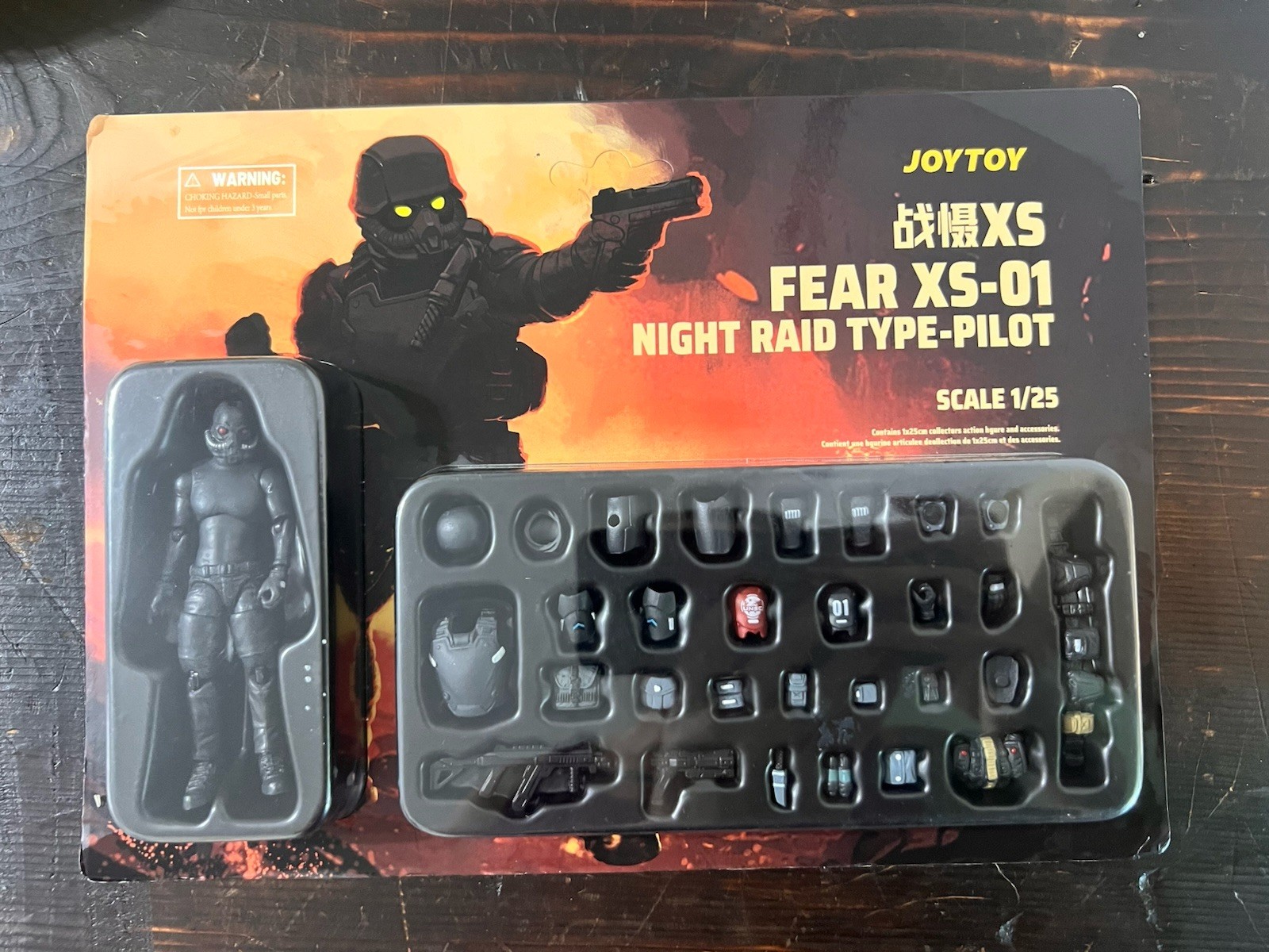 Joytoy Dark Source 1/25 Fear XS-01 Night Raid Type-Pilot Soldiers Action Figures