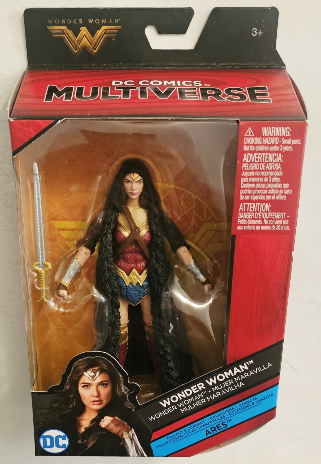 DC COMICS MULTIVERSE WONDER WOMAN MOVIE WONDER WOMAN 6&Prime; ACTION FIGURE BAF ARES