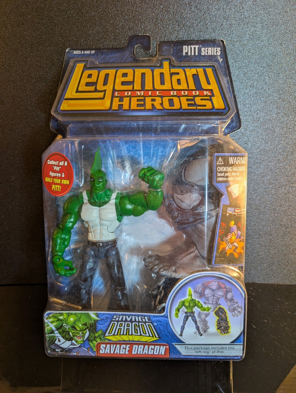 Marvel Legendary Comic Book Heroes Savage Dragon Pitt BAF Figure NIP