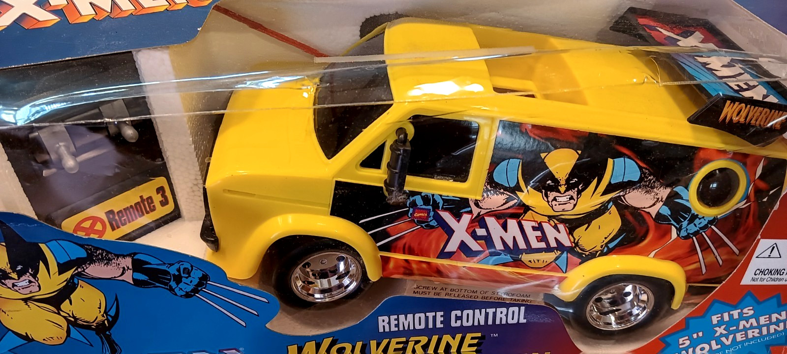 X- Men Wolverine Remote Control Adventure Van 1996 MARVEL COMICS Legend Toy Biz