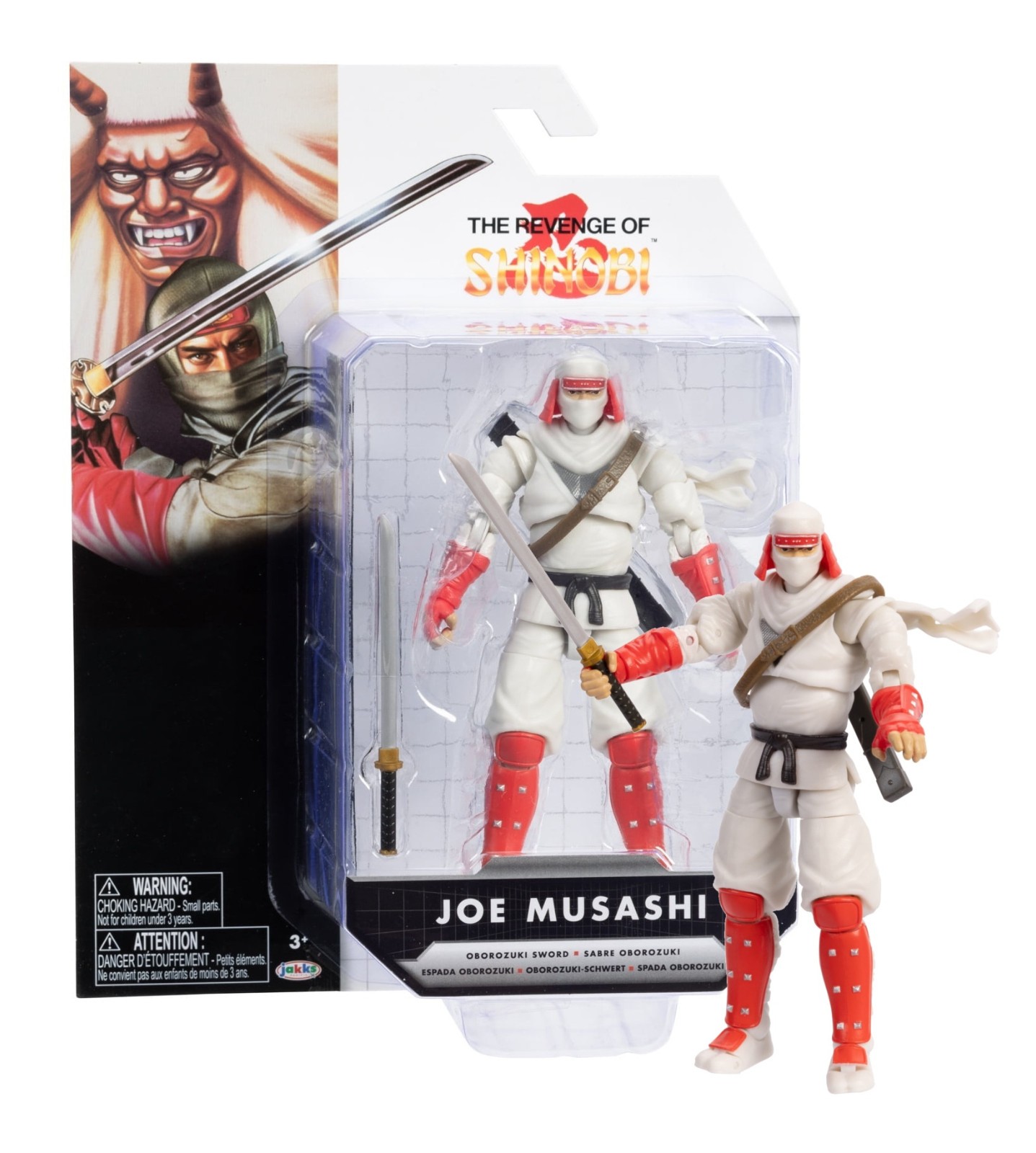 Sega The Revenge of Shinobi Joe Musashi with Oborozuki Sword 5&Prime; Figure MOC