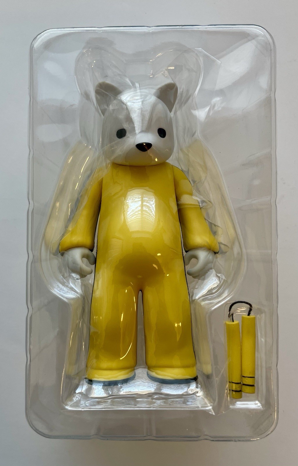 Signed VTSS Bruised Lee Luke Chueh OG Yellow Edition Bruce Lee Toy Figure