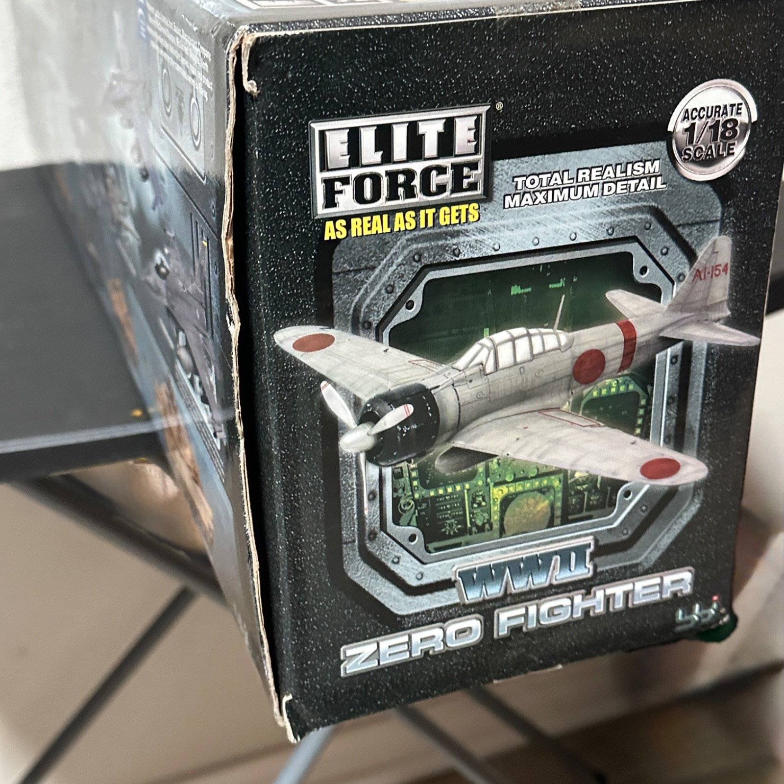 Elite Force Zero Fighter 1:18 Scale Green Plane 110 WWII #21265 Sealed NIB