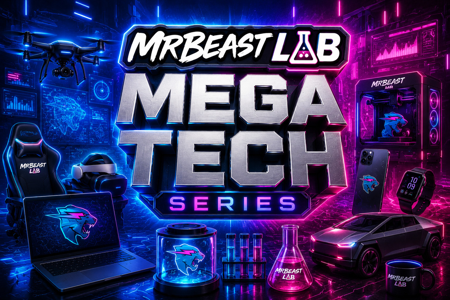 MrBeast Lab Swarm MEGA TECH Series YOU PICK + COMBO SHIP Series 5 Mr Beast